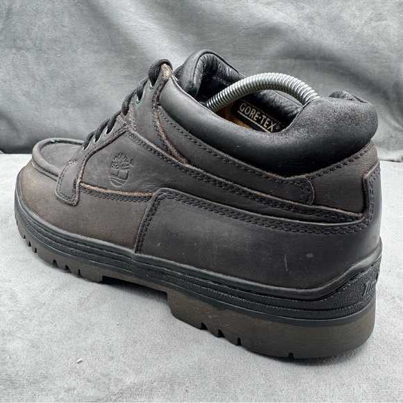 Timberland Heritage Mid Lace GORE-TEX Boots Men’s Size 9.5 Black Hiking - Picture 6 of 15